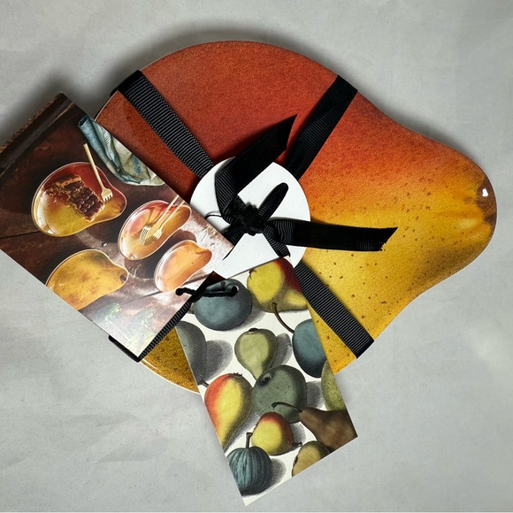 John Derian x Target Dessert Plate Plates x 4 Pear Shape Malamine BPA Free NEW - Picture 2 of 6